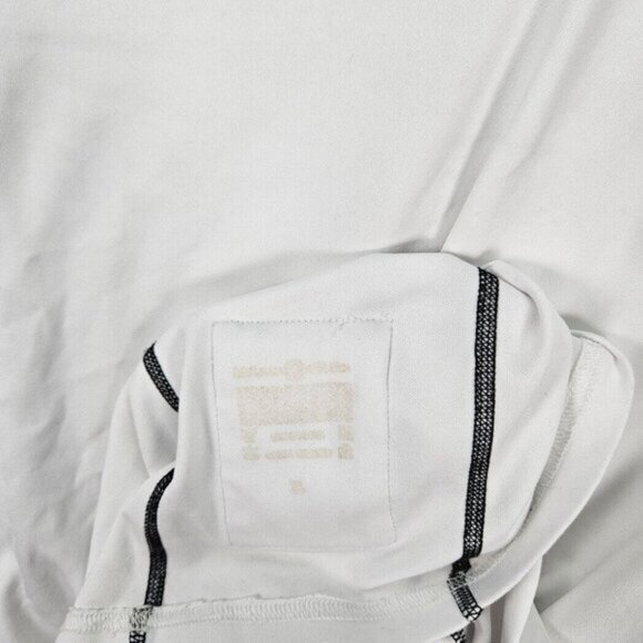 Lululemon Gym Workout Performance Athletic Men's T-Shirt White Short Sleeve Logo - Picture 8 of 10